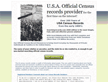 Tablet Screenshot of census.searchmyrecords.com