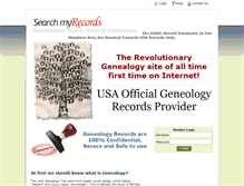 Tablet Screenshot of geneology.searchmyrecords.com