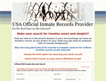 Tablet Screenshot of inmate.searchmyrecords.com