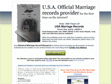 Tablet Screenshot of marriage.searchmyrecords.com